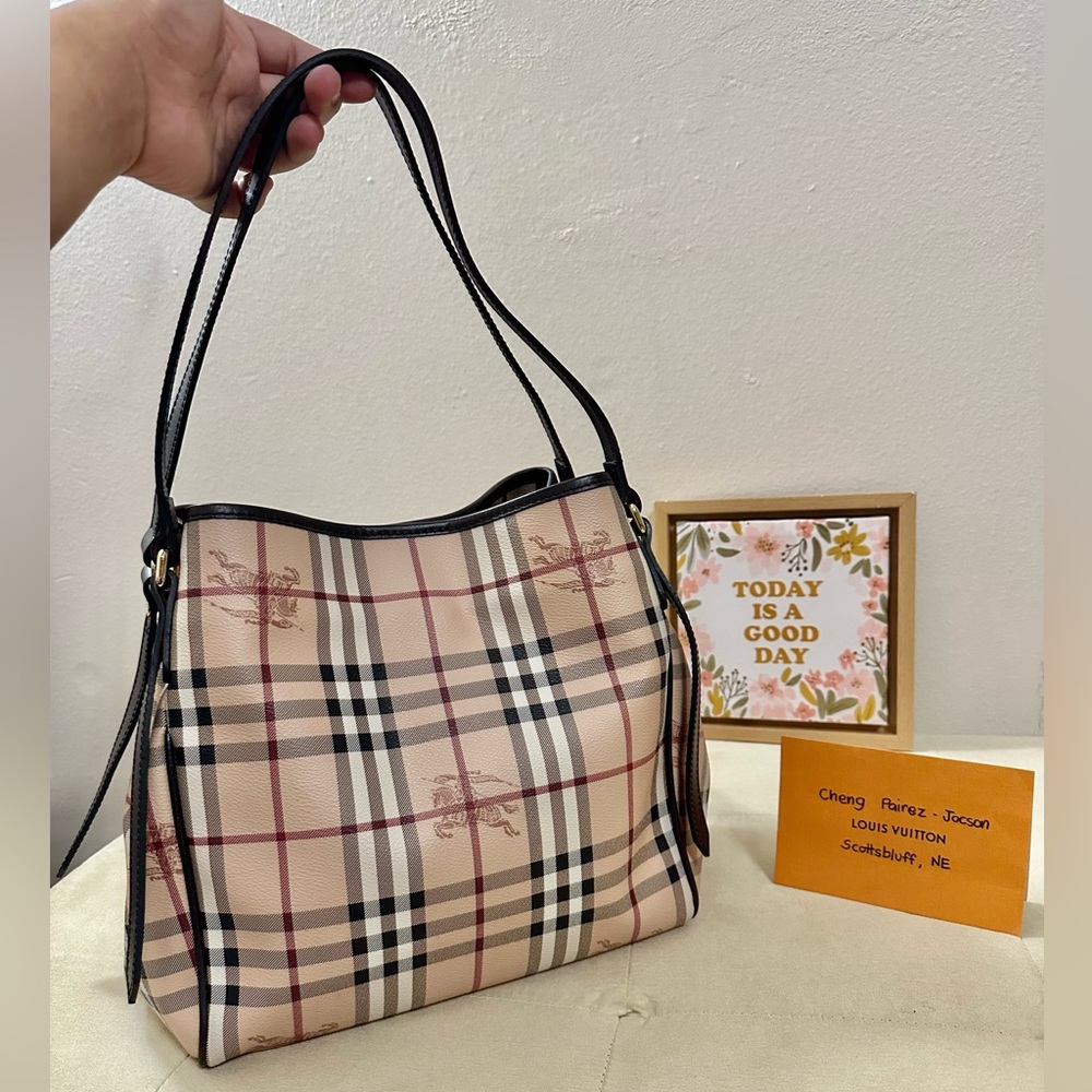 Burberry Haymarket  Canterbury tote